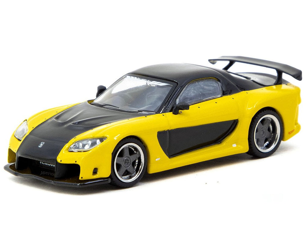 Tarmac Works 1/64 Mazda RX7 FD3S Veilside Fortune 7 Yellow/Black
