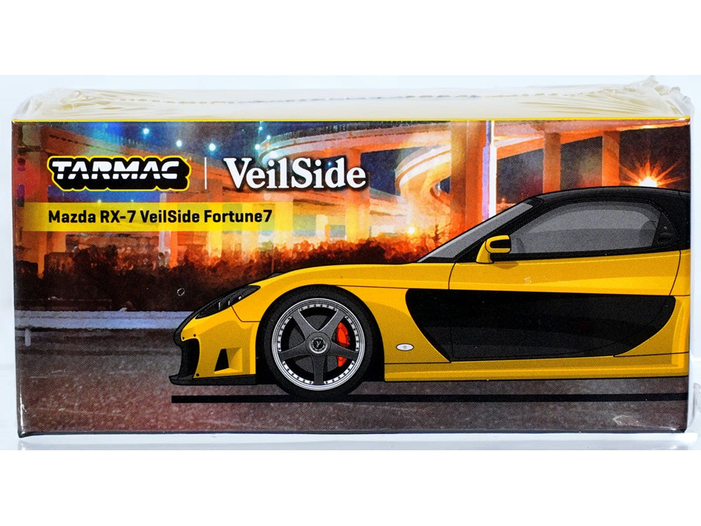 Tarmac Works 1/64 Mazda RX7 FD3S Veilside Fortune 7 Yellow/Black
