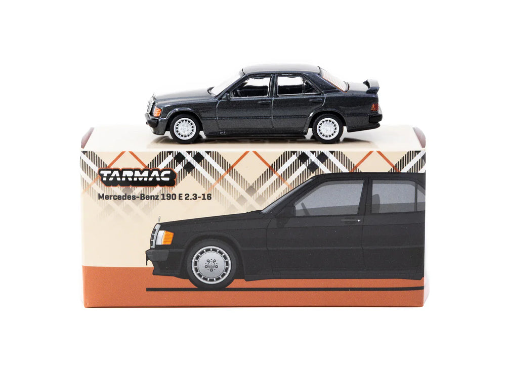 Tarmac Works 1/64 Mercedes 190E 2.5-16 Blue Black Metallic