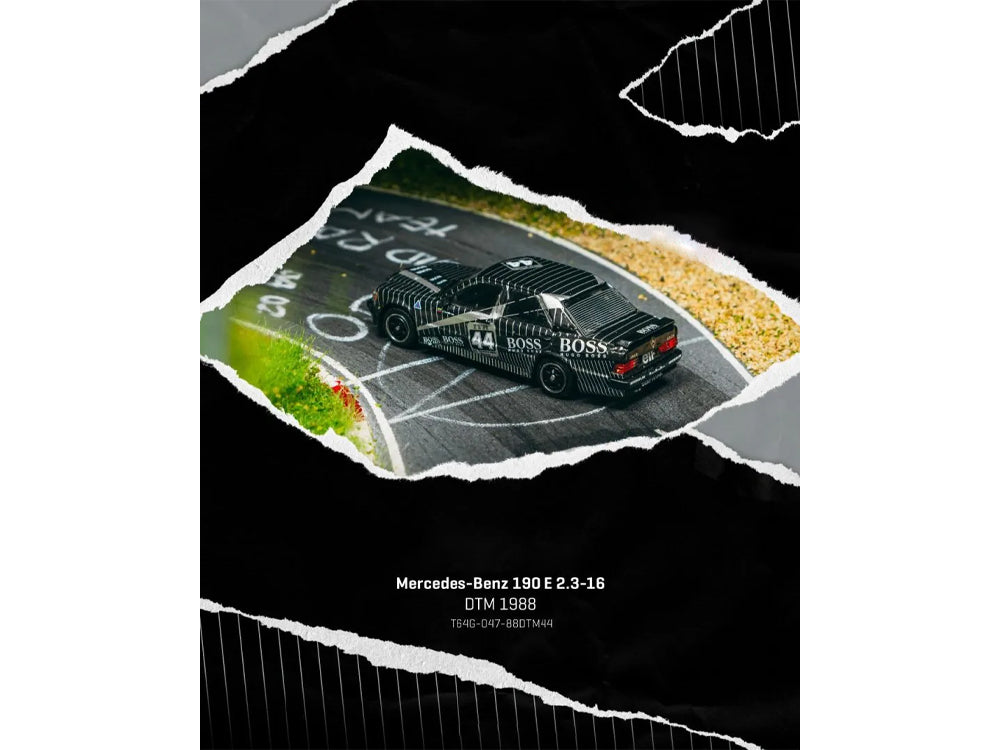 Tarmac Works 1/64 Mercedes 190E 2.5-16 DTM 1988 John Cecotto Black