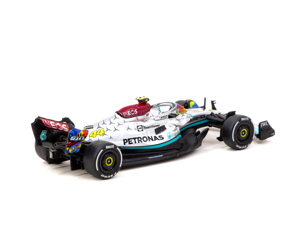 Tarmac Works 1/64 Mercedes AMG F1 W13 E Performance Miami Grand Prix 2022 Lewis Hamilton - Diecast Toyz Australia