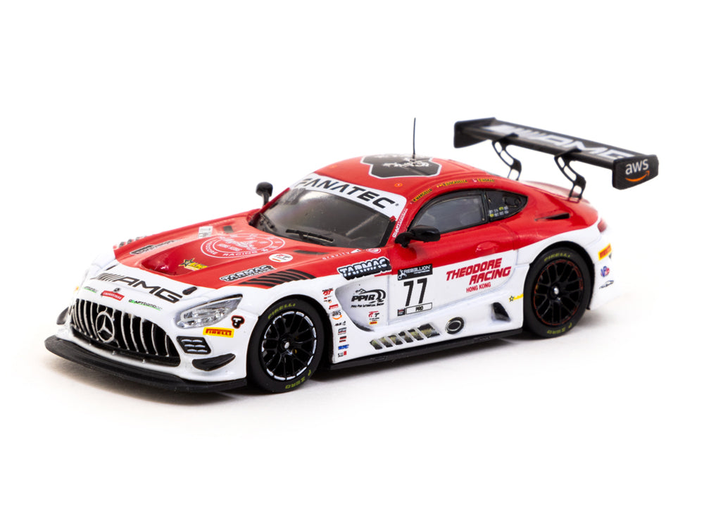 Tarmac Works 1/64 Mercedes AMG GT3 2022 Indianapolis 8 Hour Winners Craft Bamboo Racing #77 - Diecast Toyz Australia