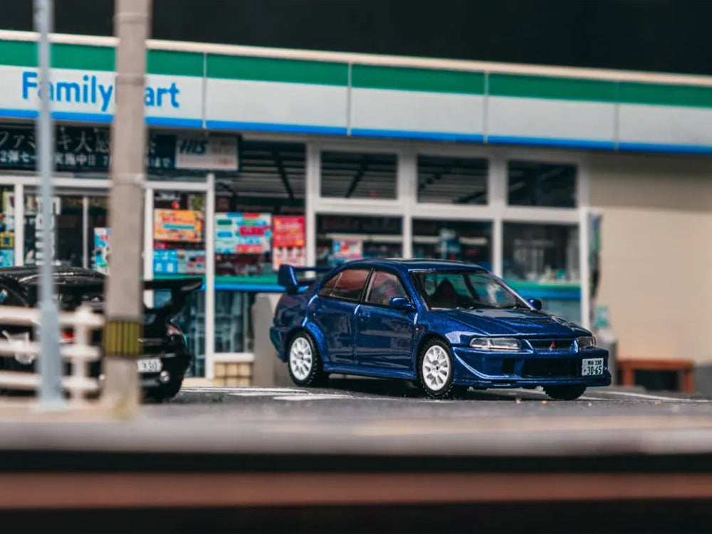 Tarmac Works 1/64 Mitsubishi Lancer Evolution VI Tommi Makinen Edition Blue