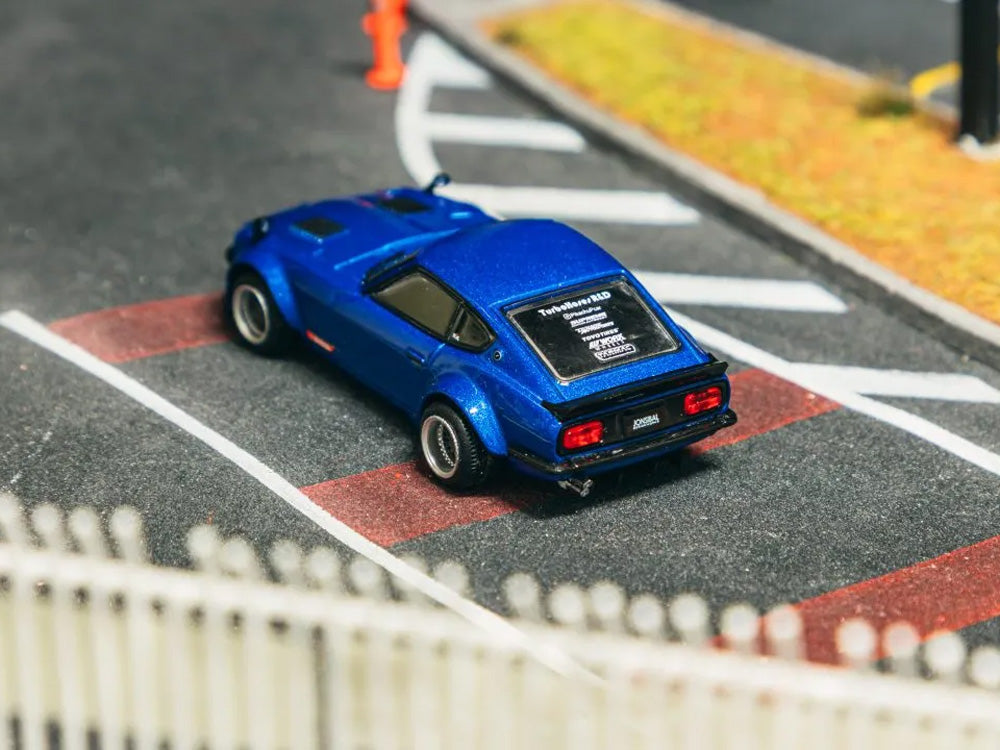 Tarmac Works 1/64 Nissan Fairlady Z S30 Widebody by Jon Sibal Blue