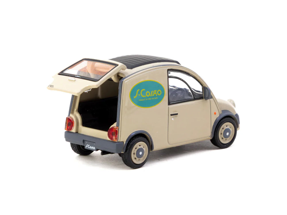 Tarmac Works 1/64 Nissan S-Cargo Presentation Model with Trading Card Combo