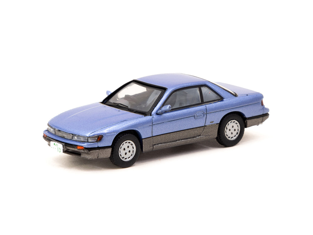 Tarmac Works 1/64 Nissan Silvia S13 Blue/Grey - Diecast Toyz Australia