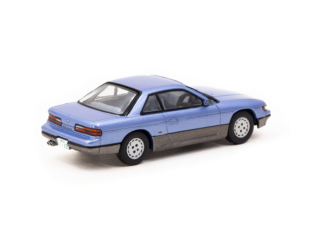 Tarmac Works 1/64 Nissan Silvia S13 Blue/Grey - Diecast Toyz Australia
