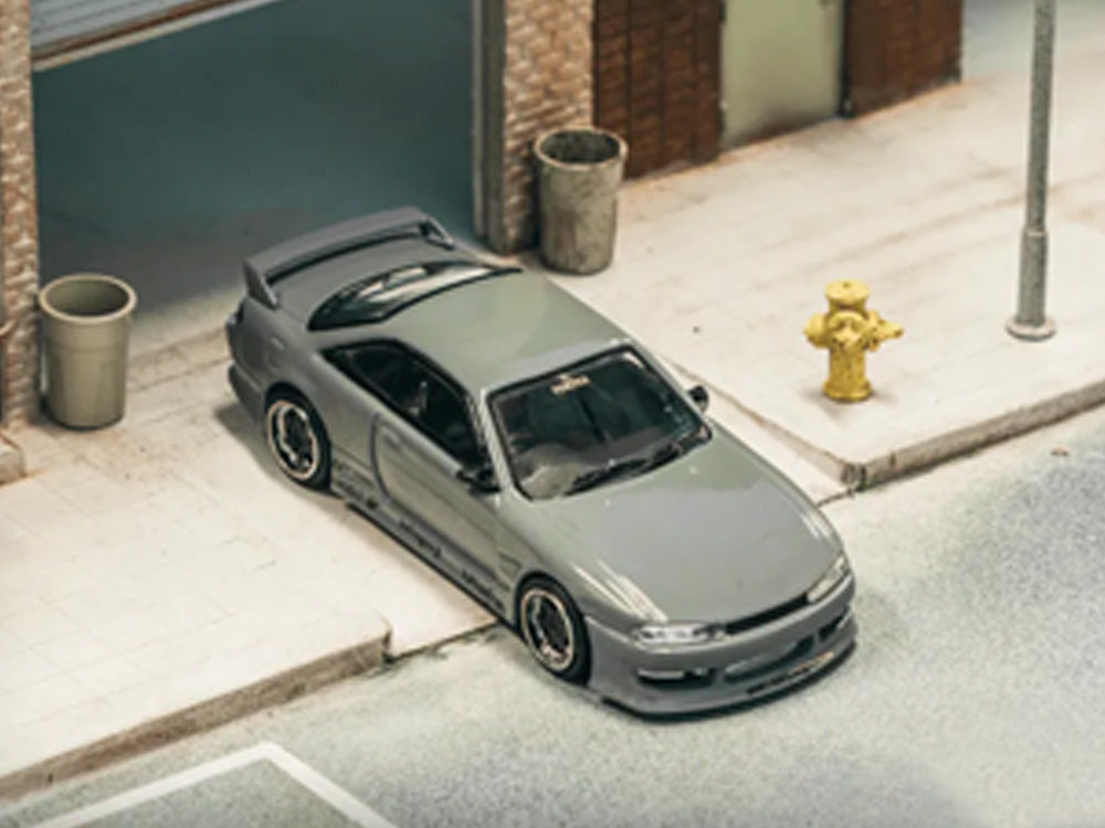 Tarmac Works 1/64 Nissan Silvia S14 Vertex Grey