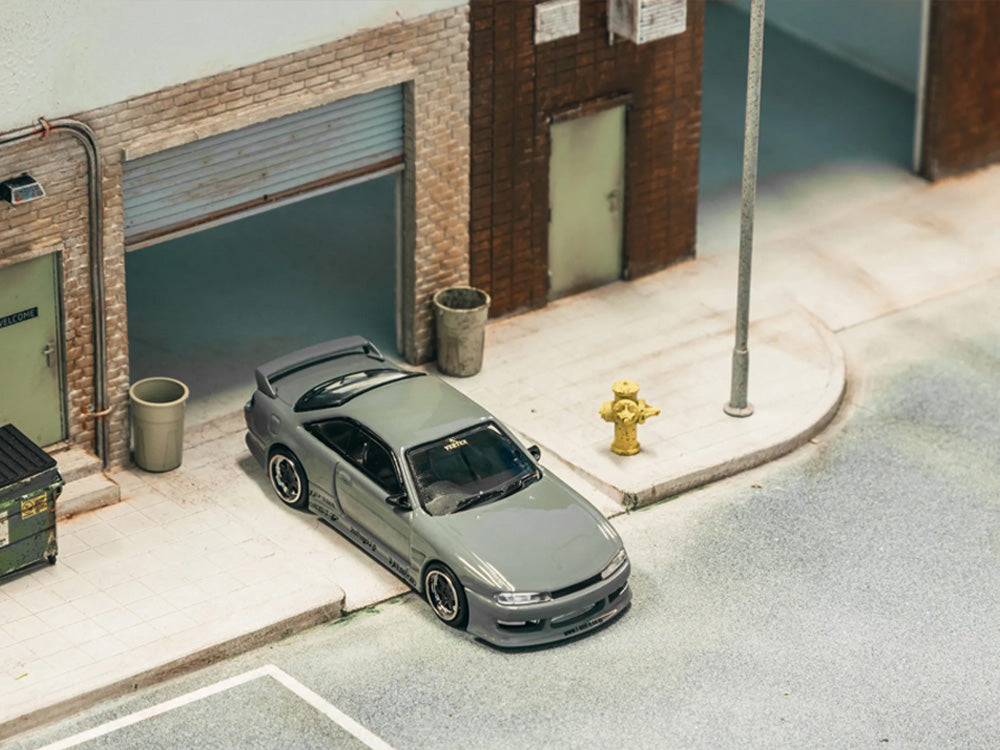 Tarmac Works 1/64 Nissan Silvia S14 Vertex Grey