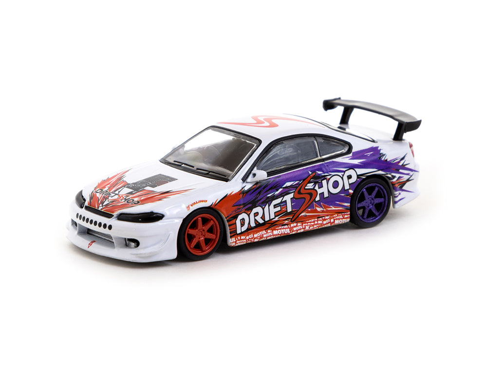 Tarmac Works 1/64 Nissan Silvia S15 Vertex DriftShop European Drift Championship - Diecast Toyz Australia