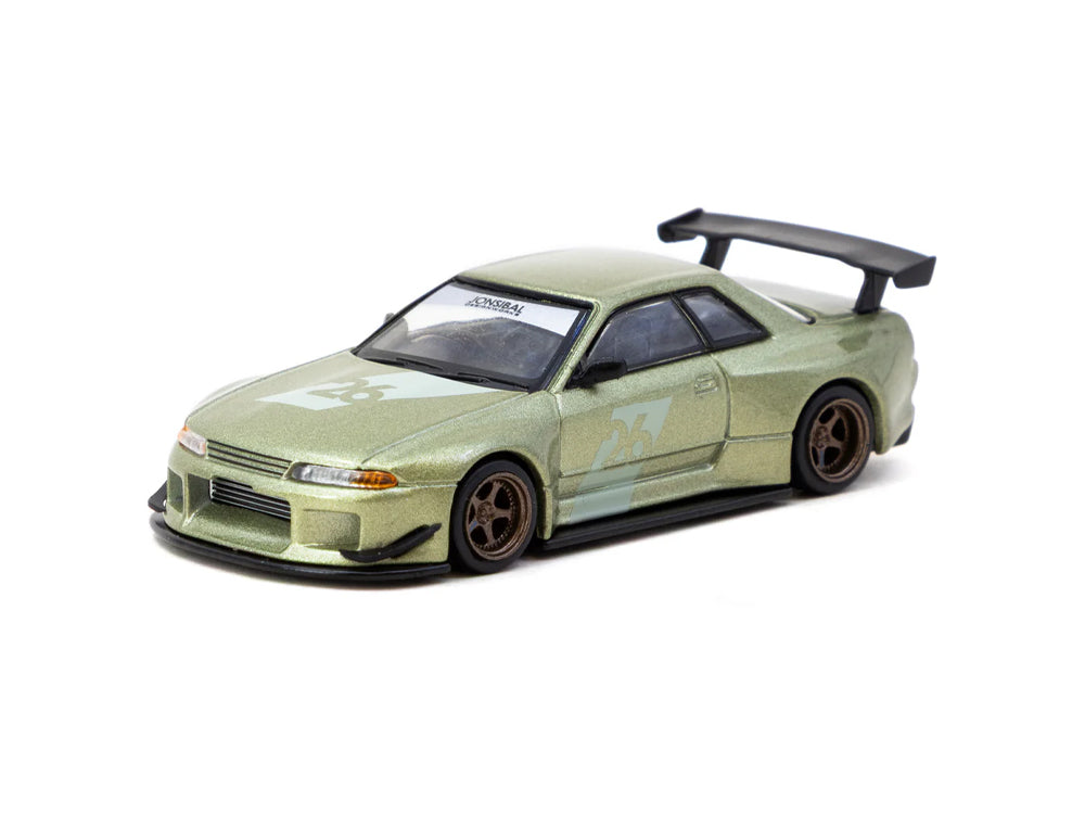 Tarmac Works 1/64 Nissan Skyline GTR R32 Widebody Millennium Jade TAS2026