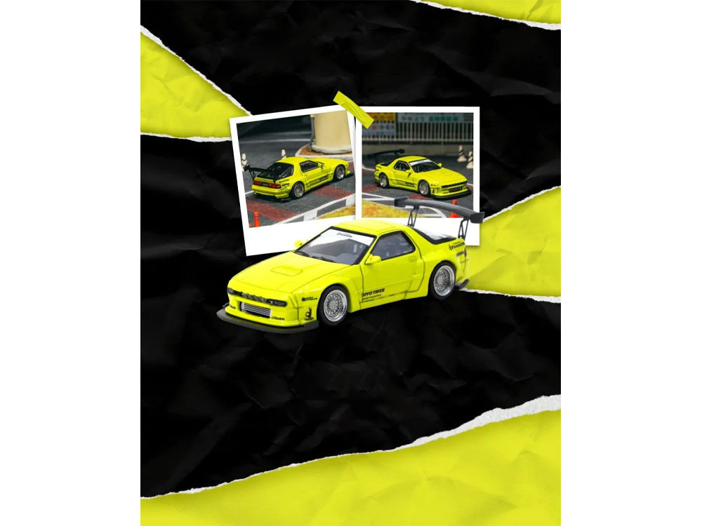 Tarmac Works 1/64 Pandem Mazda RX7 FC3S Yellow