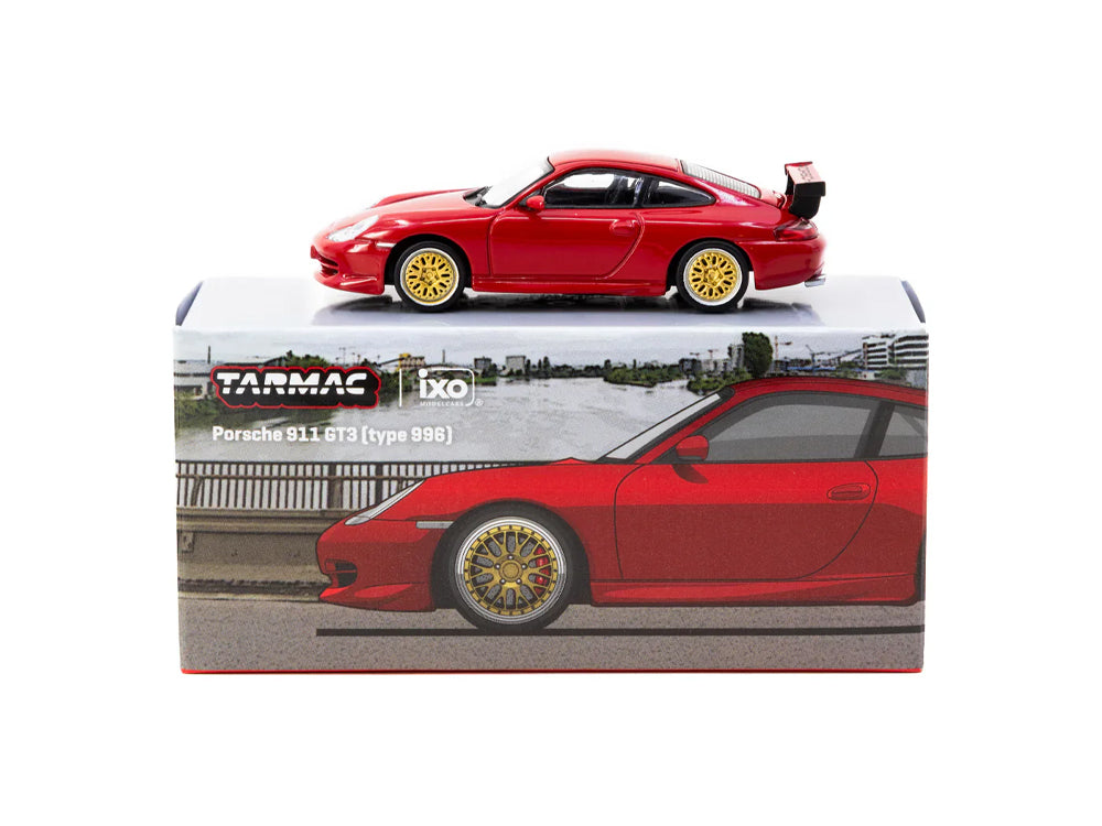 Tarmac Works 1/64 Porsche 911-996 GT3 Red