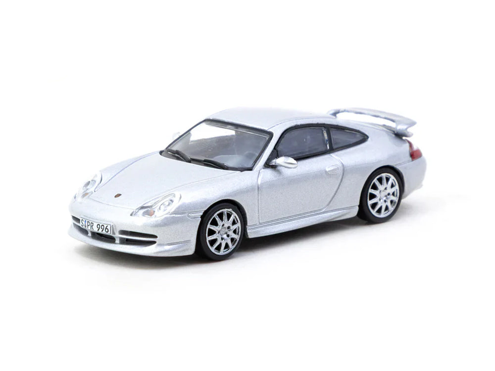 Tarmac Works 1/64 Porsche 911-996 GT3 Silver
