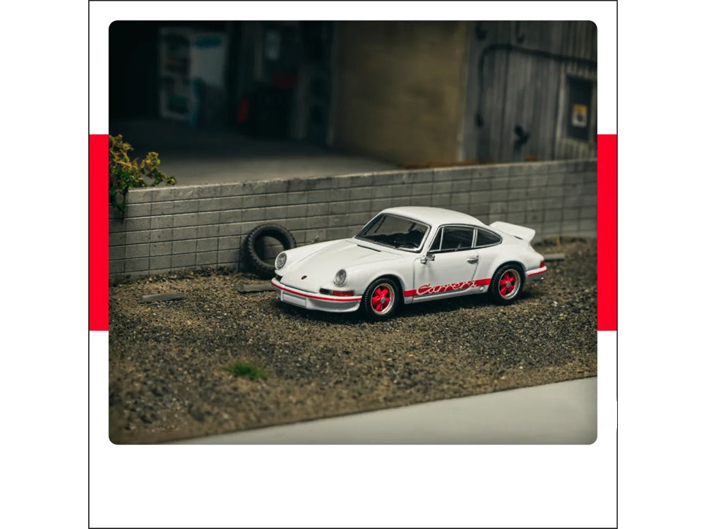 Tarmac Works 1/64 Porsche 911 Carrera RS2.7 Lightweight Red/White