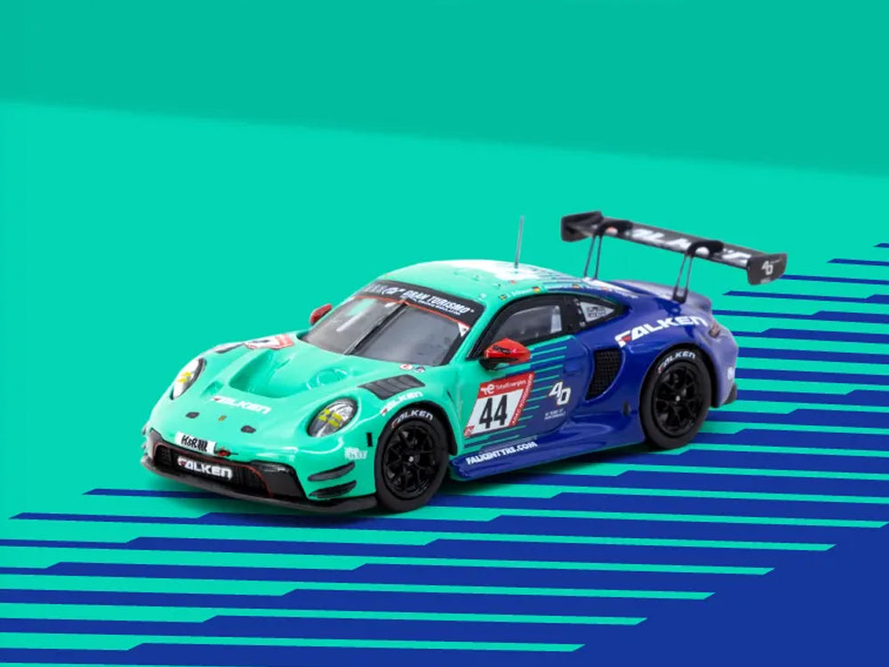 Tarmac Works 1/64 Porsche 911 GT3 R Nurburgring 24Hr 2023 J. Eriksson / T. Heinemann / N. Menzel / M. Ragginger