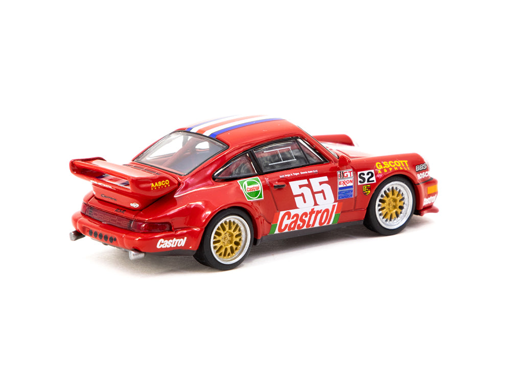 Tarmac Works 1/64 Porsche 911 RSR 3.8 Red Schuco Special Edition - Diecast Toyz Australia