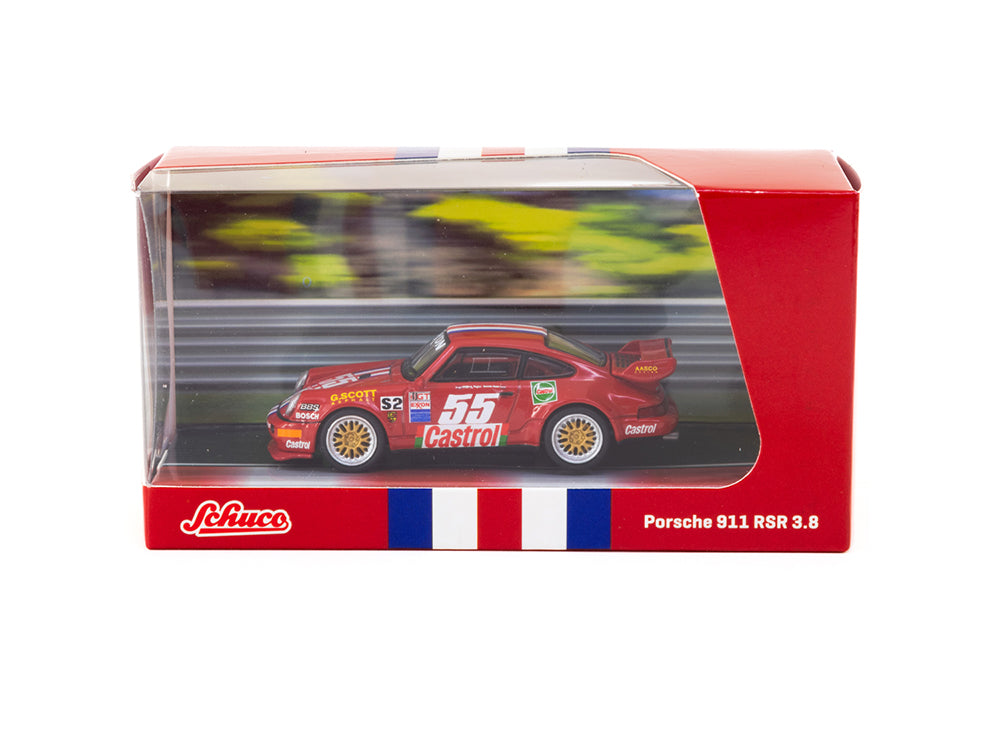 Tarmac Works 1/64 Porsche 911 RSR 3.8 Red Schuco Special Edition - Diecast Toyz Australia