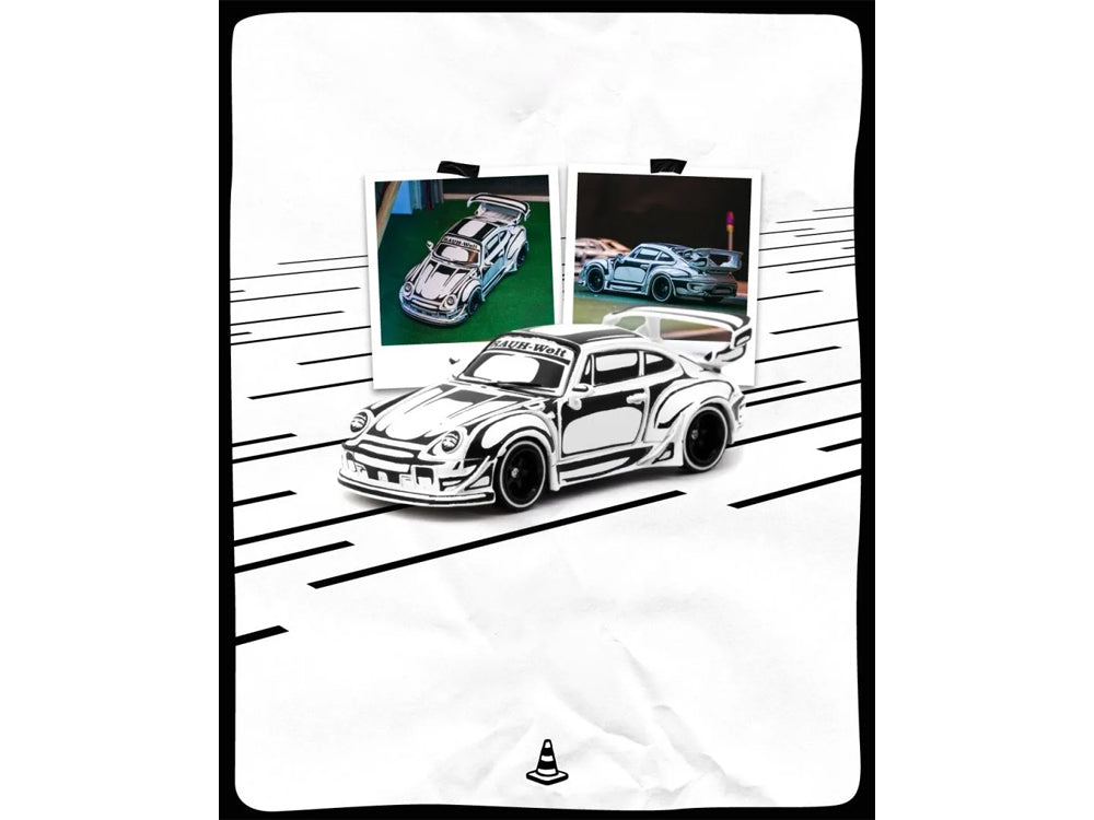 Tarmac Works 1/64 RWB 993 White Designed by Joshua Vides