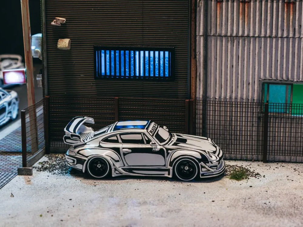 Tarmac Works 1/64 RWB 993 White Designed by Joshua Vides