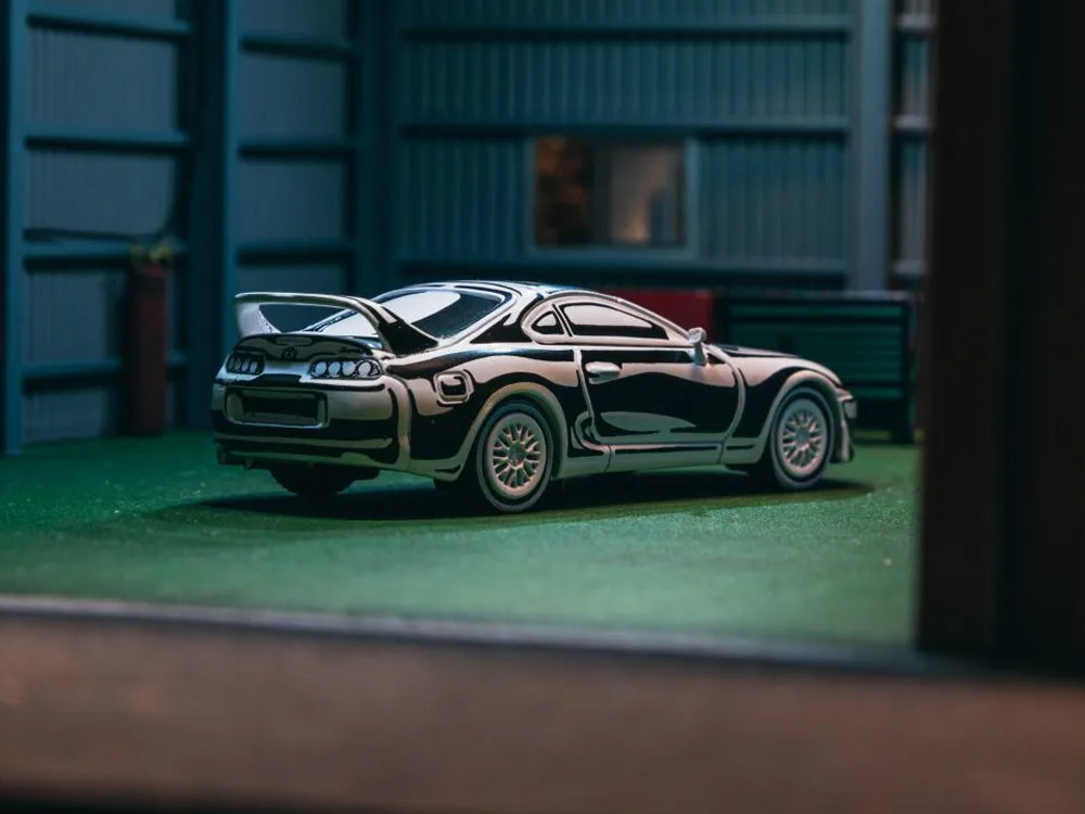 Tarmac Works 1/64 Toyota Supra JZA80 White Designed by Joshua Vides