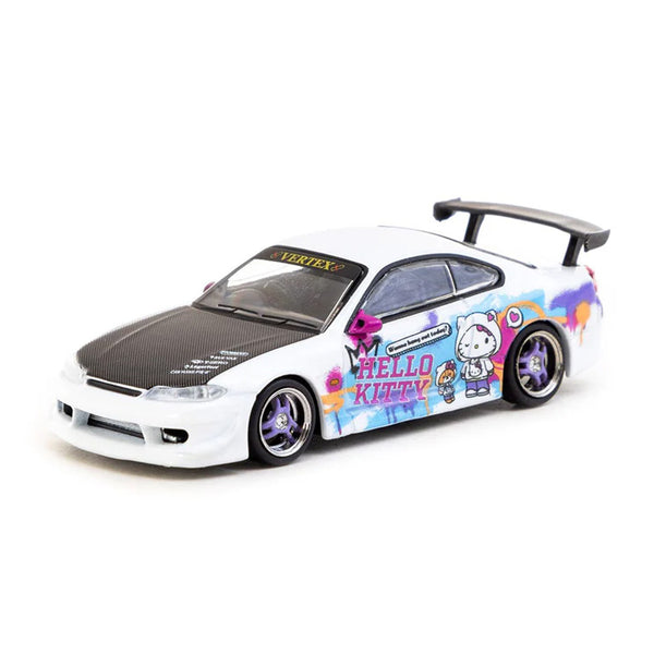 ミニカー TARMAC WORKS VERTEX Silvia Hello Kitty Tarmac Works 1/64 Vertex Nissan Silvia S15 Hello Kitty Edition