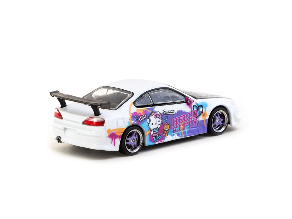 Tarmac Works 1/64 Vertex Nissan Silvia S15 Hello Kitty Edition