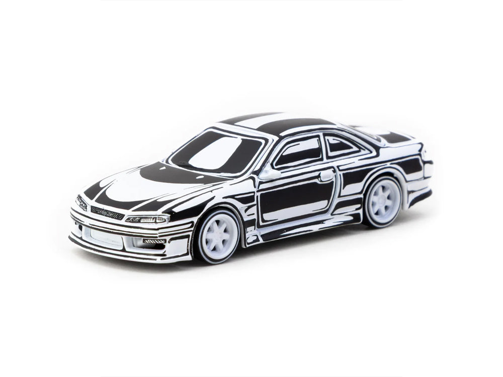 Tarmac Works 1/64 Vertex Silvia S14 White Designed by Joshua Vides