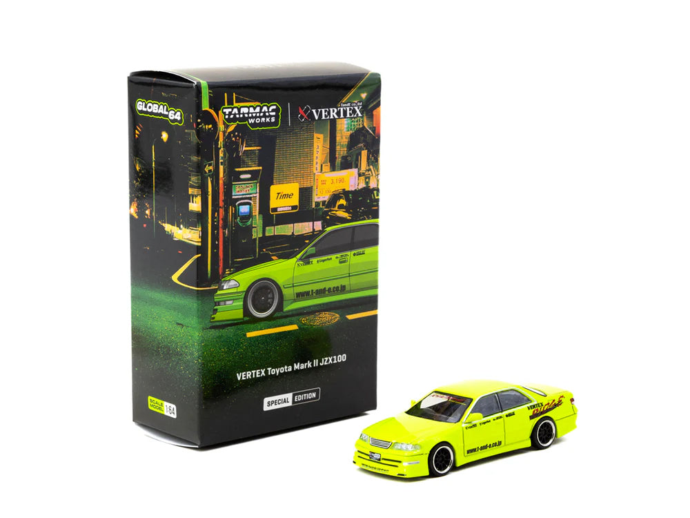 Tarmac Works 1/64 Vertex Toyota Chaser JZX100 Light Green