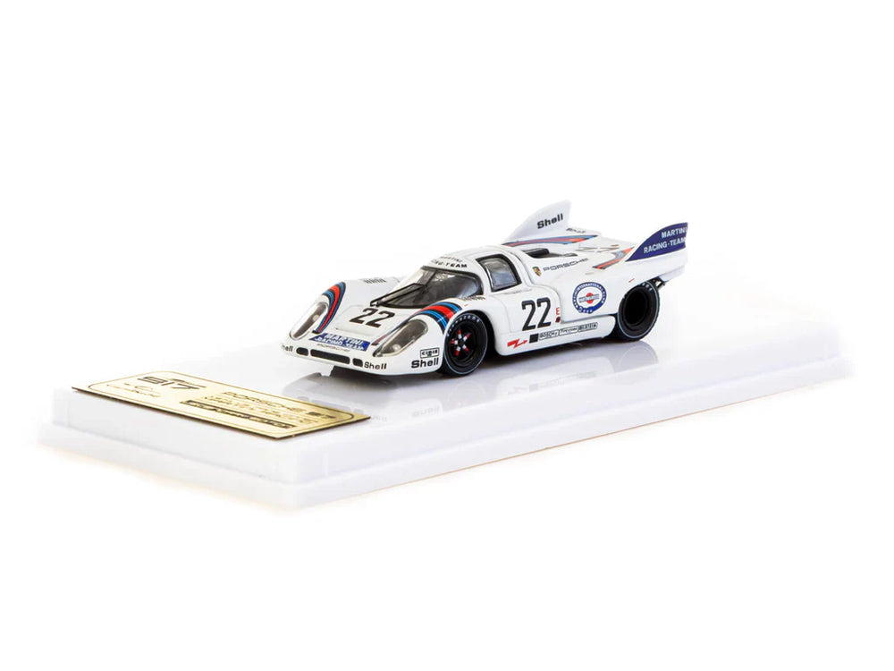 Tarmac Works x Curitiba 1/64 Porsche 917 KH 24Hr LeMans 1971 Winner #22 White
