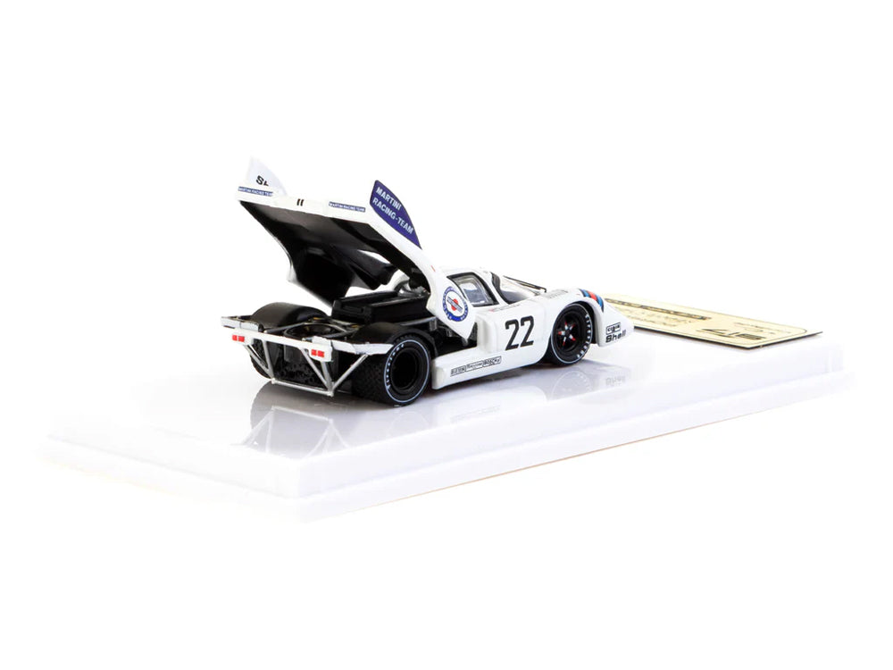 Tarmac Works x Curitiba 1/64 Porsche 917 KH 24Hr LeMans 1971 Winner #22 White