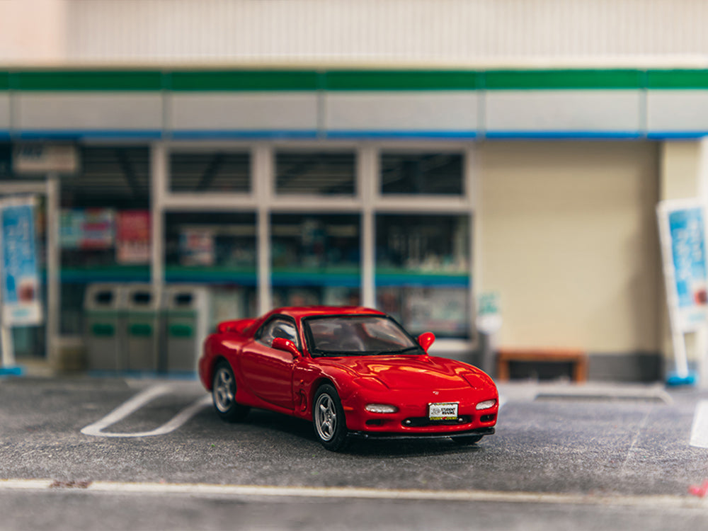 Tarmac Works x J Collection 1/64 Mazda FD3S RX7 Red - Diecast Toyz Australia