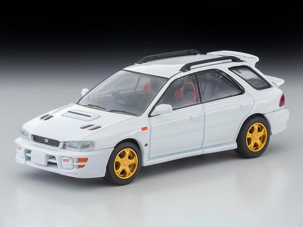 Tomica Subaru Impreza Pure Sports Wagon WRX STI Ver V 1998 White - Diecast Toyz Australia