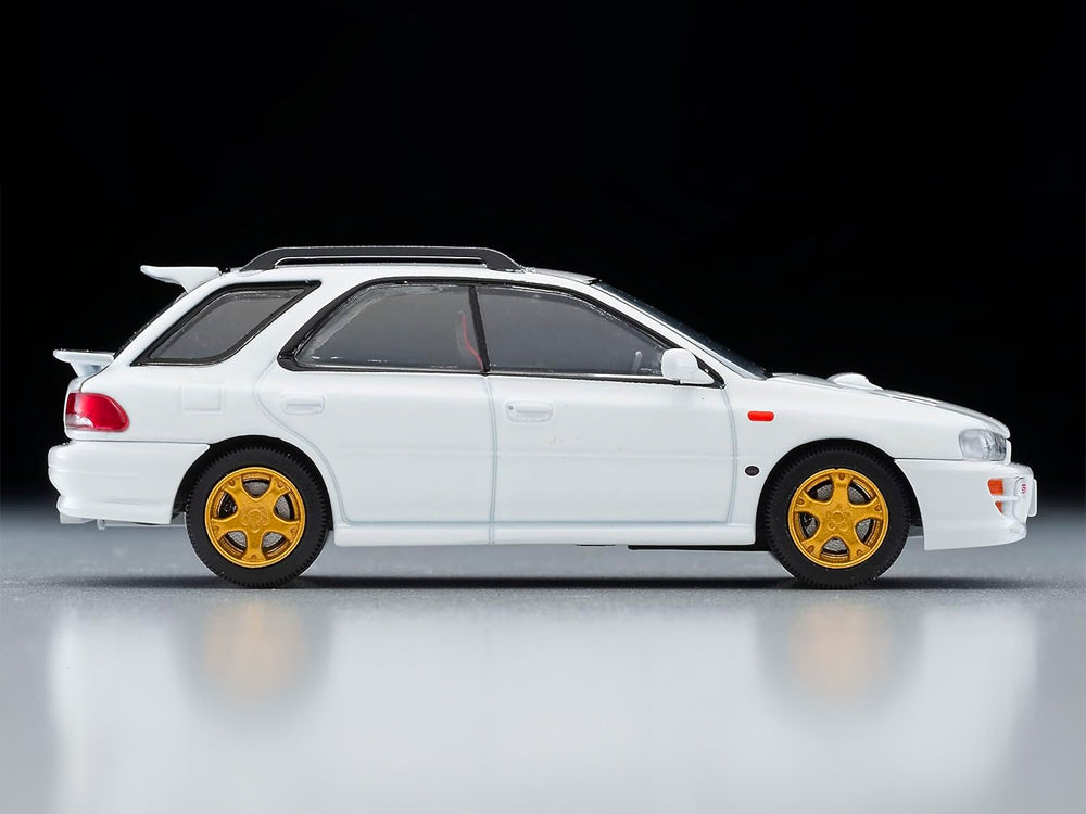 Tomica Subaru Impreza Pure Sports Wagon WRX STI Ver V 1998 White - Diecast Toyz Australia
