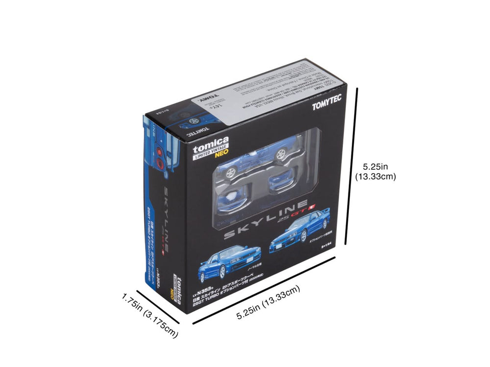 Tomica TLVN 1/64 Nissan Skyline 25GT-T with Accessories Blue