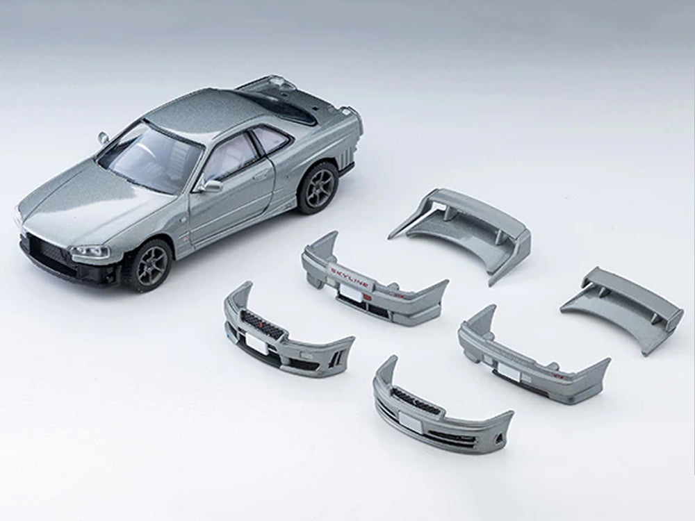 Tomica TLVN 1/64 Nissan Skyline 25GT-T with Accessories Silver