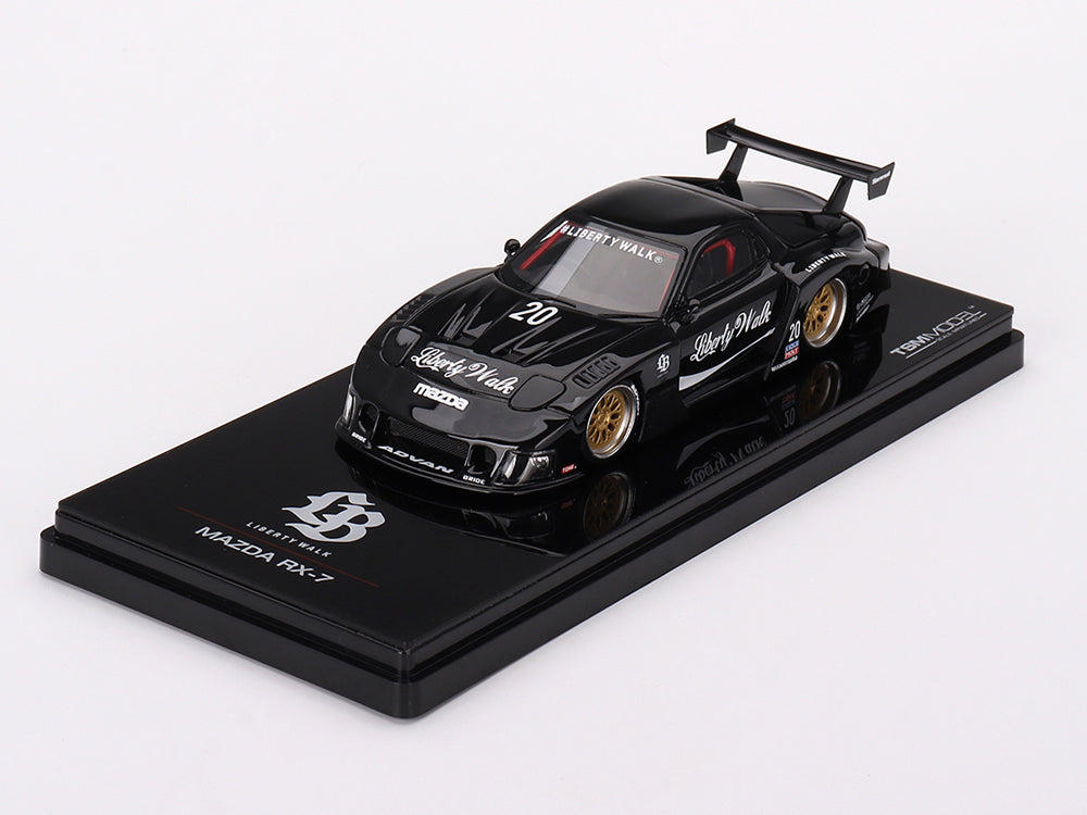 Top Speed Model 1/43 LB Super Silhouette Liberty Walk Mazda RX7 FD3S Black - Diecast Toyz Australia