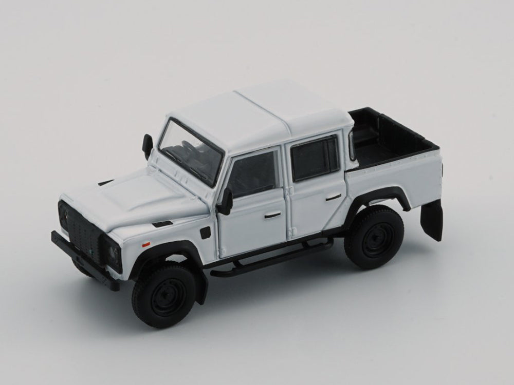 BM Creations 1/64 Land Rover Defender 110 Pick Up White - Diecast Toyz Australia