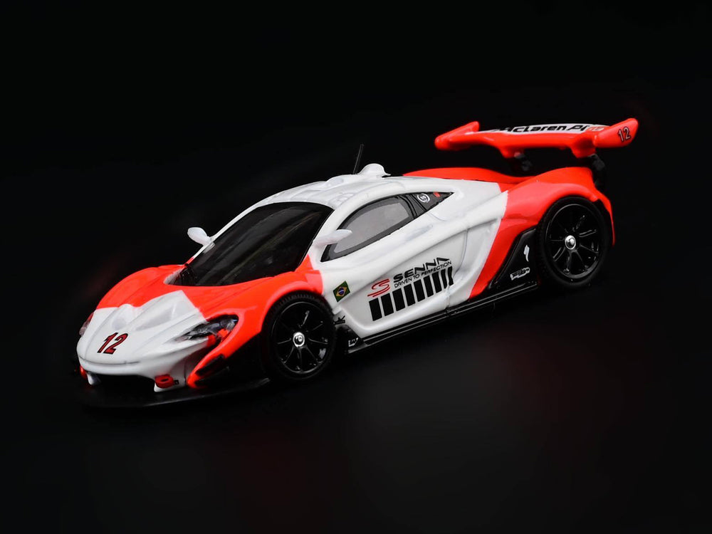 CM Model 1/64 McLaren P1 GTR Red & White - Diecast Toyz Australia