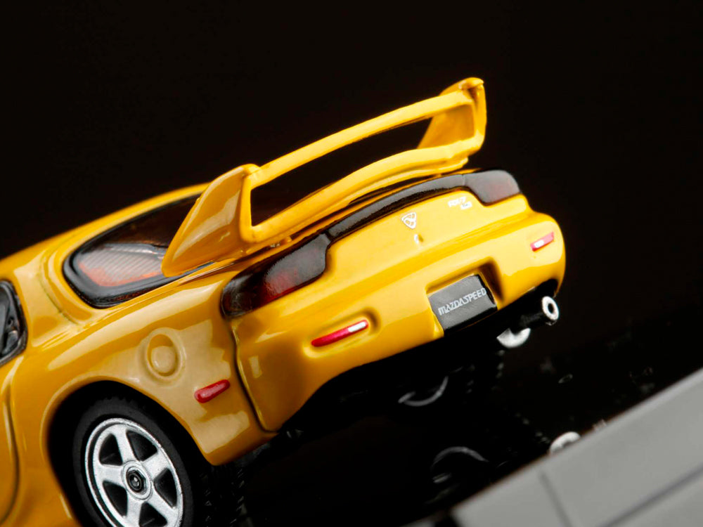 Hobby Japan Mazda RX7 FD3S Aspec Yellow - Diecast Toyz Australia