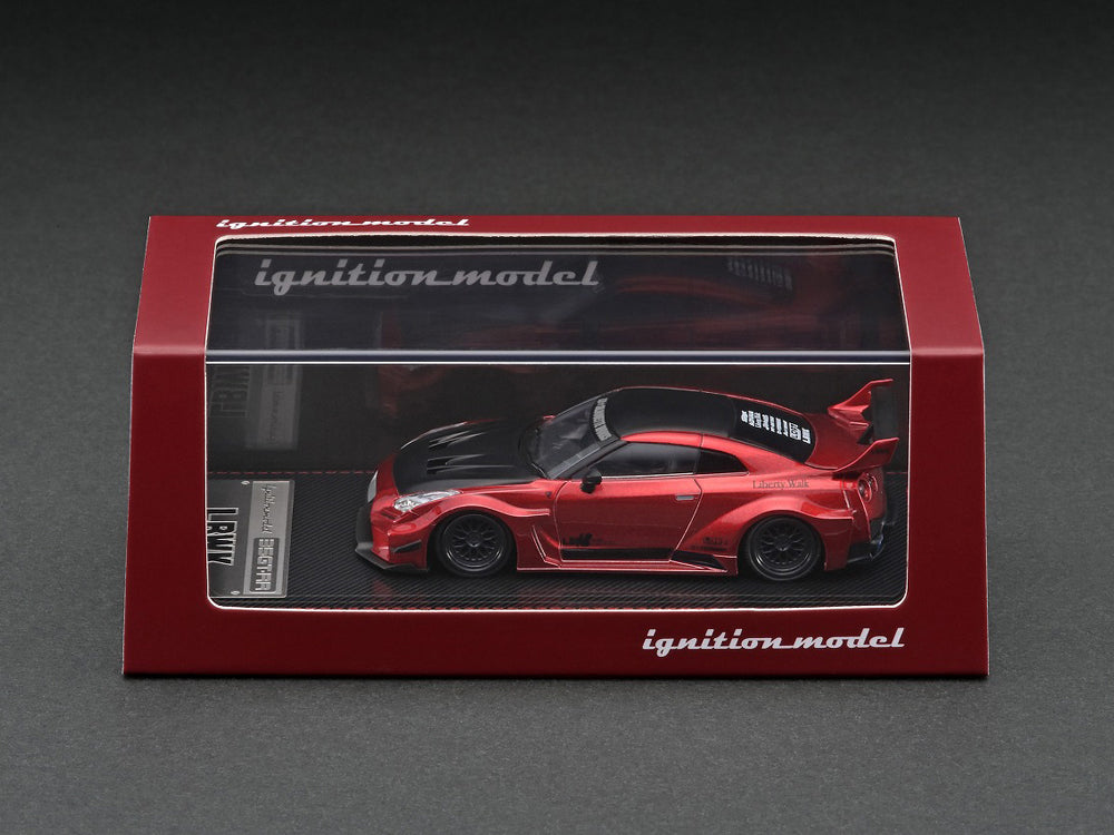 Ignition Model 1/64 LBWK Silhouette Works GT 35GT-RR Metallic Red - Diecast Toyz Australia