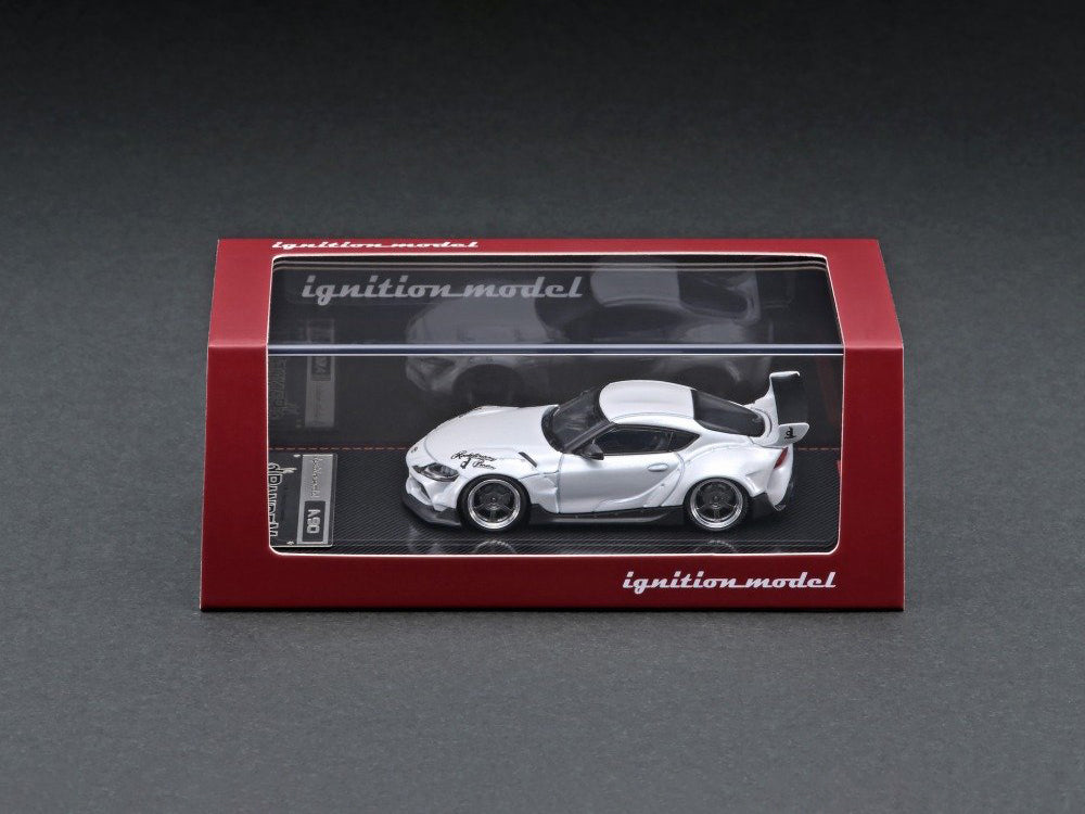 Ignition Model 1/64 Pandem GR Supra A90 Pearl White