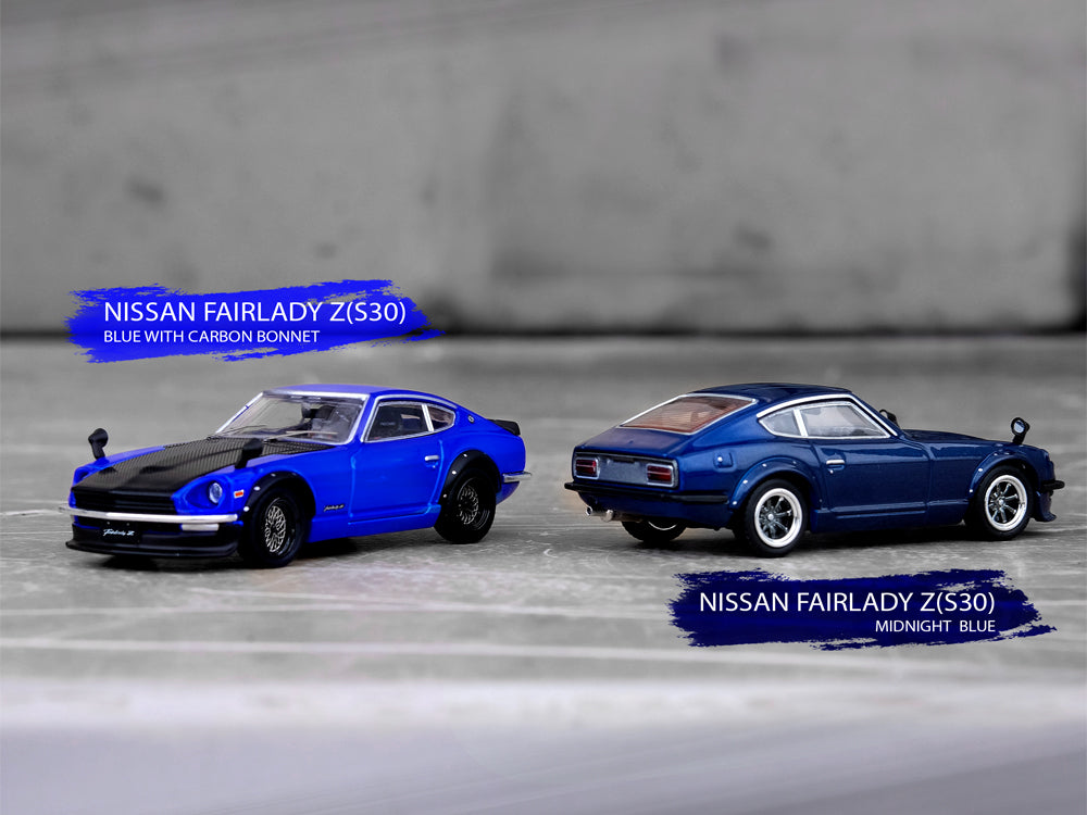 Inno64 Datsun Fairlady Z S30 Dark Blue Metallic - Diecast Toyz Australia