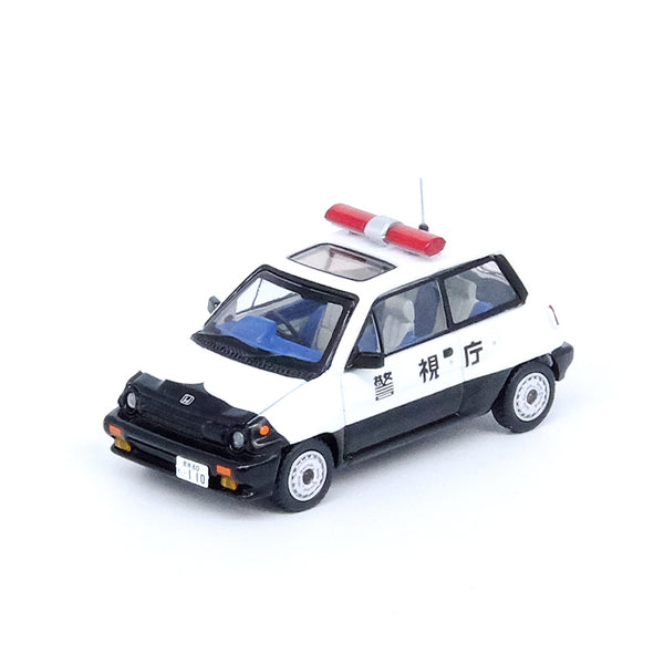 Inno64 Honda City Turbo II with Motocompo Japanese Police Livery
