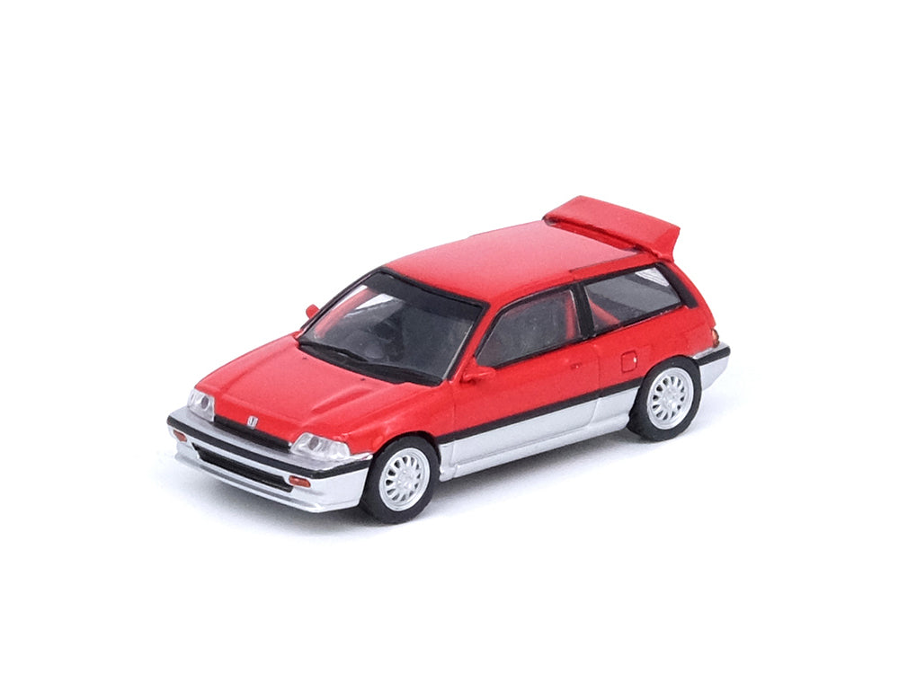 Inno64 Honda Civic Si E-AT Red/Silver - Diecast Toyz Australia