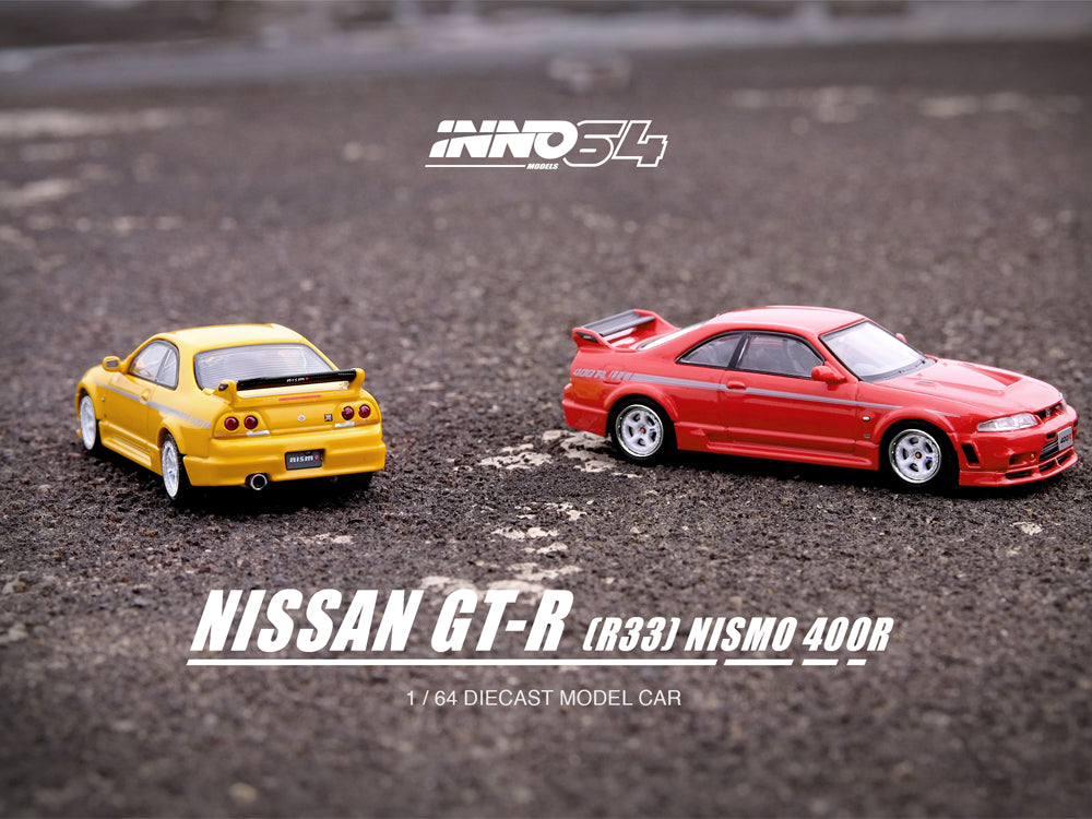 Inno64 Nissan Skyline GT-R NISMO 400R Super Clear Red II - Diecast Toyz Australia