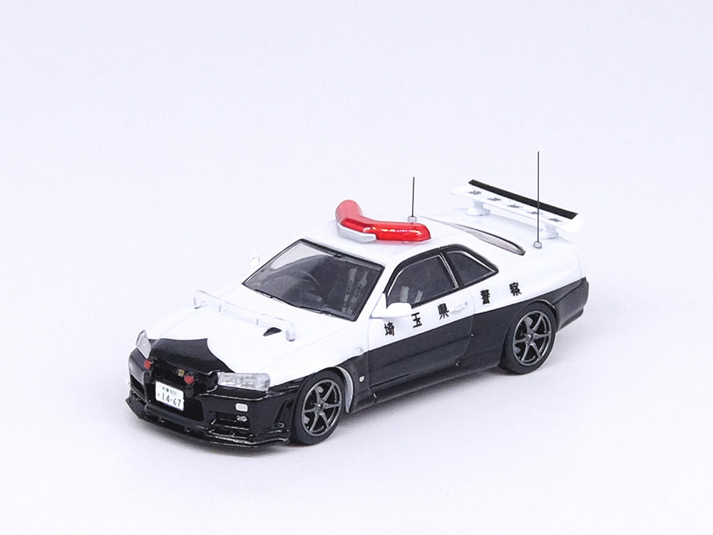 Inno64 Nissan Skyline GT-R R34 Japanese Police Car - Diecast Toyz Australia