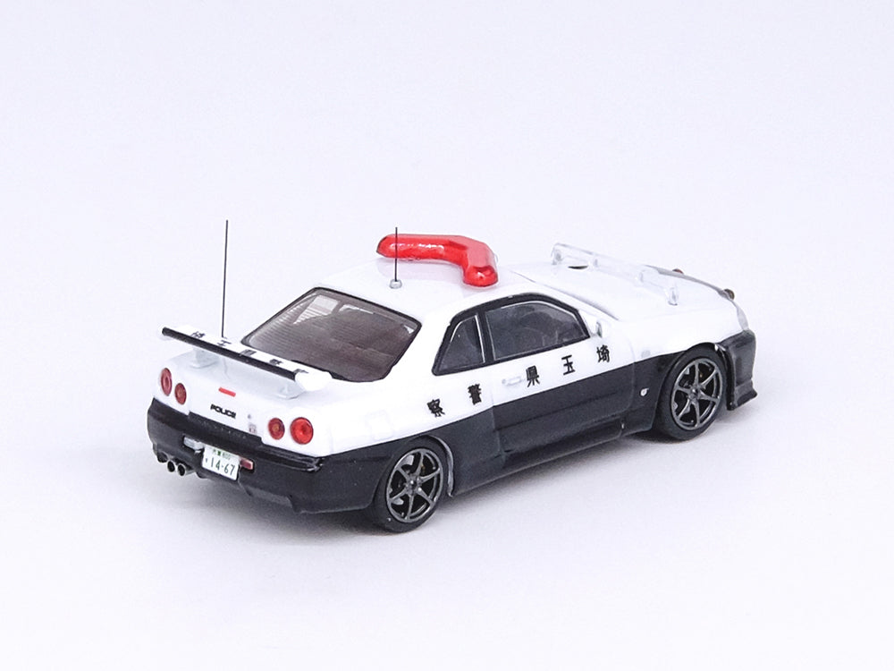 Inno64 Nissan Skyline GT-R R34 Japanese Police Car - Diecast Toyz Australia