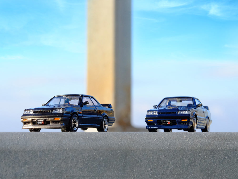 Inno64 Nissan Skyline GTS-R R31 Dark Blue - Diecast Toyz Australia
