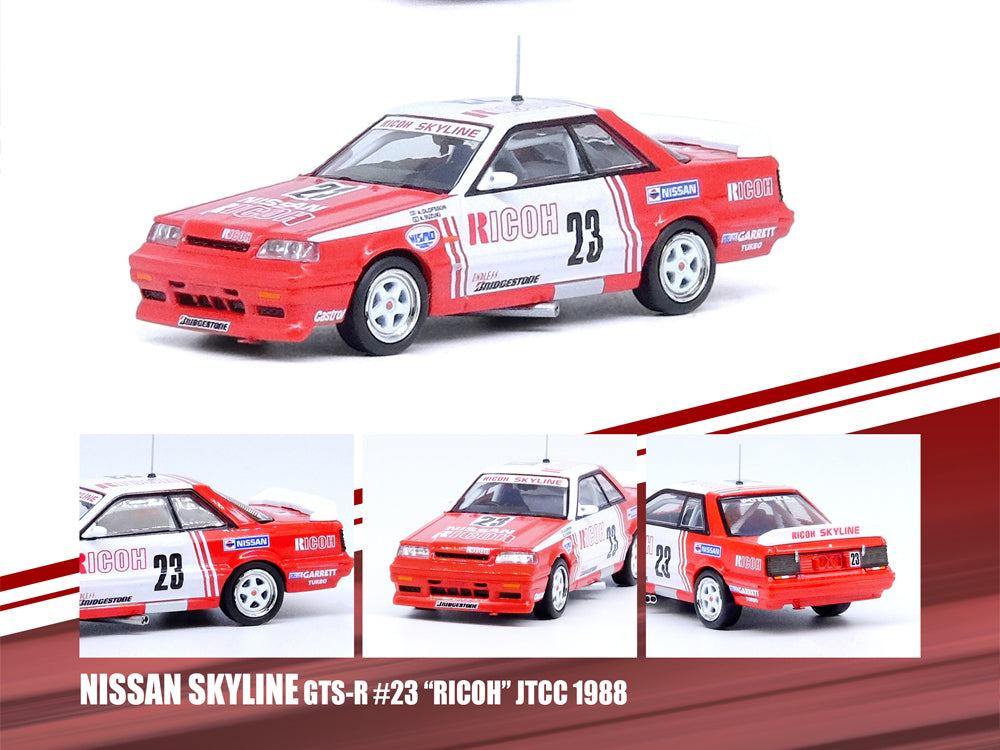 Inno64 Nissan Skyline GTS-R R31 #23 Ricoh JTCC 1988 - Diecast Toyz Australia